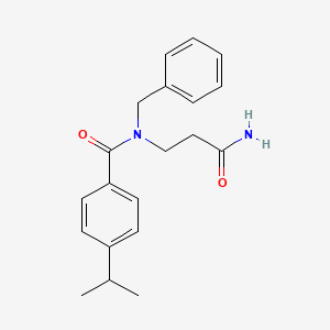 N-(3-amino-3-oxopropyl)-N-benzyl-4-isopropylbenzamide