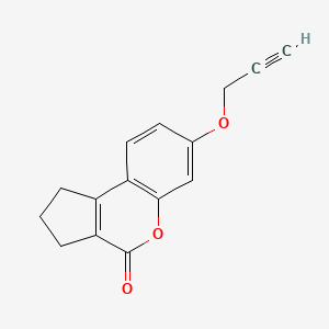 7-prop-2-ynoxy-2,3-dihydro-1H-cyclopenta[c]chromen-4-one