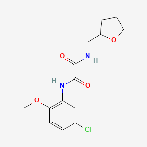 N'-(5-chloro-2-methoxyphenyl)-N-(oxolan-2-ylmethyl)oxamide