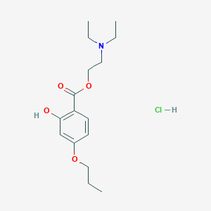 2-(diethylamino)ethyl 2-hydroxy-4-propoxybenzoate hydrochloride