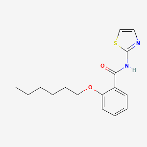 2-(hexyloxy)-N-1,3-thiazol-2-ylbenzamide