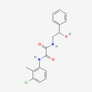 N'-(3-chloro-2-methylphenyl)-N-(2-hydroxy-2-phenylethyl)oxamide