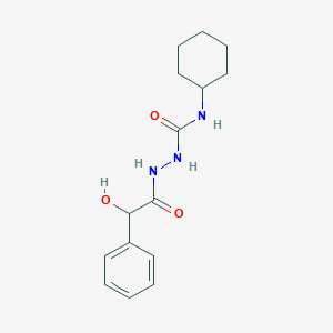 molecular formula C15H21N3O3 B5074247 N-cyclohexyl-2-[hydroxy(phenyl)acetyl]hydrazinecarboxamide 