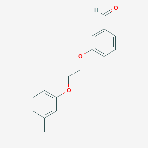 3-[2-(3-methylphenoxy)ethoxy]benzaldehyde