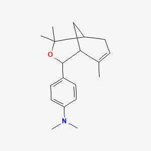 molecular formula C19H27NO B5074337 N,N-dimethyl-4-(4,4,8-trimethyl-3-oxabicyclo[3.3.1]non-7-en-2-yl)aniline 