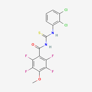 N-{[(2,3-dichlorophenyl)amino]carbonothioyl}-2,3,5,6-tetrafluoro-4-methoxybenzamide