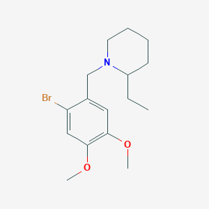 1-(2-bromo-4,5-dimethoxybenzyl)-2-ethylpiperidine