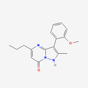 3-(2-methoxyphenyl)-2-methyl-5-propylpyrazolo[1,5-a]pyrimidin-7(4H)-one