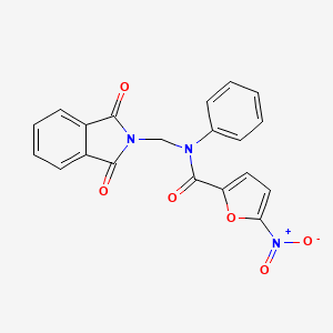 molecular formula C20H13N3O6 B5074410 N-[(1,3-dioxo-1,3-dihydro-2H-isoindol-2-yl)methyl]-5-nitro-N-phenyl-2-furamide 