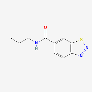 N-propyl-1,2,3-benzothiadiazole-6-carboxamide