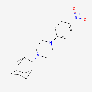 1-(2-adamantyl)-4-(4-nitrophenyl)piperazine