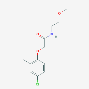 2-(4-chloro-2-methylphenoxy)-N-(2-methoxyethyl)acetamide