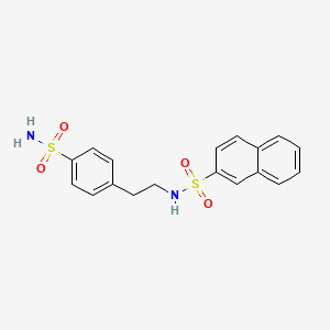 N-{2-[4-(aminosulfonyl)phenyl]ethyl}-2-naphthalenesulfonamide