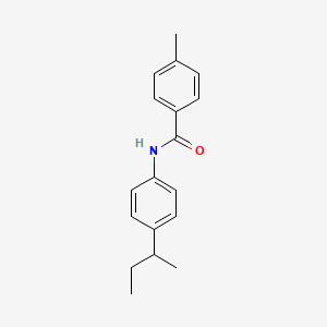 molecular formula C18H21NO B5074819 N-(4-sec-butylphenyl)-4-methylbenzamide 