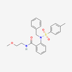 2-{benzyl[(4-methylphenyl)sulfonyl]amino}-N-(2-methoxyethyl)benzamide