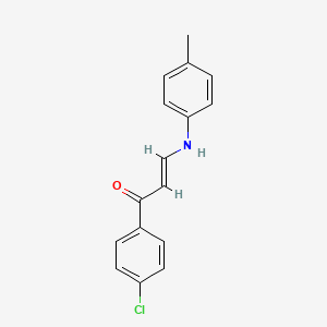 1-(4-chlorophenyl)-3-[(4-methylphenyl)amino]-2-propen-1-one