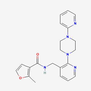 2-methyl-N-({2-[4-(2-pyridinyl)-1-piperazinyl]-3-pyridinyl}methyl)-3-furamide