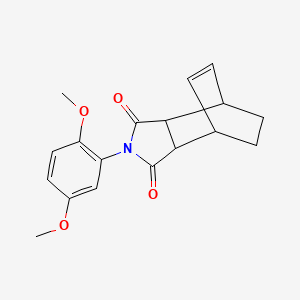 2-(2,5-dimethoxyphenyl)-3a,4,7,7a-tetrahydro-1H-4,7-ethanoisoindole-1,3(2H)-dione