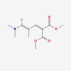 dimethyl 2-[(E)-3-(dimethylamino)-2-methylprop-2-enylidene]propanedioate