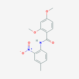 2,4-dimethoxy-N-(4-methyl-2-nitrophenyl)benzamide