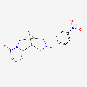 molecular formula C18H19N3O3 B5075129 11-(4-nitrobenzyl)-7,11-diazatricyclo[7.3.1.0~2,7~]trideca-2,4-dien-6-one 