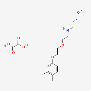 N-{2-[2-(3,4-dimethylphenoxy)ethoxy]ethyl}-3-methoxy-1-propanamine oxalate