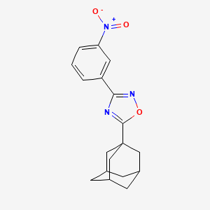 3-(3-Nitrophenyl)-5-(tricyclo[3.3.1.1~3,7~]dec-1-yl)-1,2,4-oxadiazole