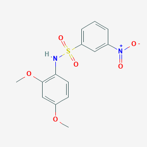 molecular formula C14H14N2O6S B5075240 N-(2,4-dimethoxyphenyl)-3-nitrobenzenesulfonamide 