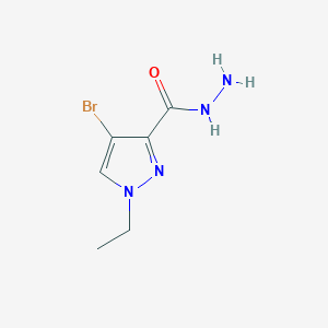 4-bromo-1-ethyl-1H-pyrazole-3-carbohydrazide