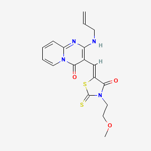 2-(allylamino)-3-{[3-(2-methoxyethyl)-4-oxo-2-thioxo-1,3-thiazolidin-5-ylidene]methyl}-4H-pyrido[1,2-a]pyrimidin-4-one