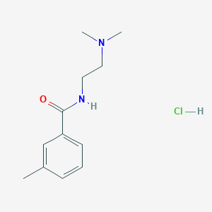 N-[2-(dimethylamino)ethyl]-3-methylbenzamide hydrochloride