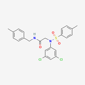 N~2~-(3,5-dichlorophenyl)-N~1~-(4-methylbenzyl)-N~2~-[(4-methylphenyl)sulfonyl]glycinamide