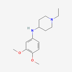 N-(3,4-dimethoxyphenyl)-1-ethylpiperidin-4-amine