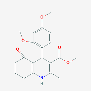 methyl 4-(2,4-dimethoxyphenyl)-2-methyl-5-oxo-1,4,5,6,7,8-hexahydro-3-quinolinecarboxylate