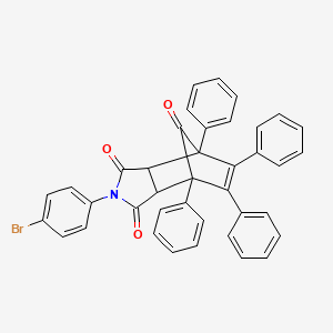 4-(4-bromophenyl)-1,7,8,9-tetraphenyl-4-azatricyclo[5.2.1.0~2,6~]dec-8-ene-3,5,10-trione