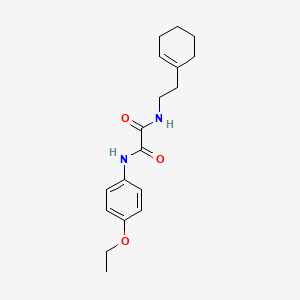 molecular formula C18H24N2O3 B5075714 N-[2-(1-cyclohexen-1-yl)ethyl]-N'-(4-ethoxyphenyl)ethanediamide 