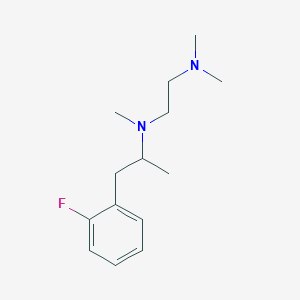 N-[2-(2-fluorophenyl)-1-methylethyl]-N,N',N'-trimethyl-1,2-ethanediamine