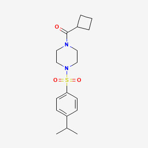 1-(cyclobutylcarbonyl)-4-[(4-isopropylphenyl)sulfonyl]piperazine