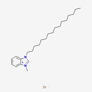 1-hexadecyl-3-methyl-1H-3,1-benzimidazol-3-ium bromide