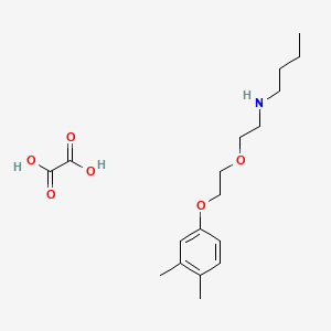 N-{2-[2-(3,4-dimethylphenoxy)ethoxy]ethyl}-1-butanamine oxalate