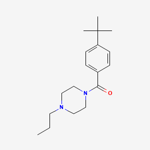 [4-(TERT-BUTYL)PHENYL](4-PROPYLPIPERAZINO)METHANONE