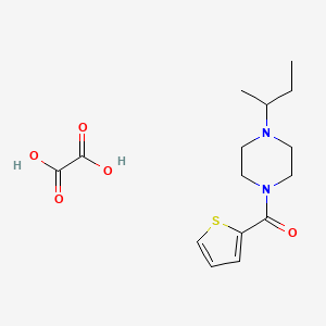 1-sec-butyl-4-(2-thienylcarbonyl)piperazine oxalate