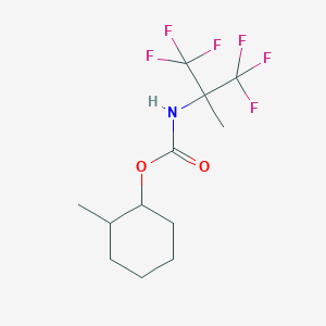 2-methylcyclohexyl [2,2,2-trifluoro-1-methyl-1-(trifluoromethyl)ethyl]carbamate