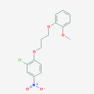 2-chloro-1-[3-(2-methoxyphenoxy)propoxy]-4-nitrobenzene