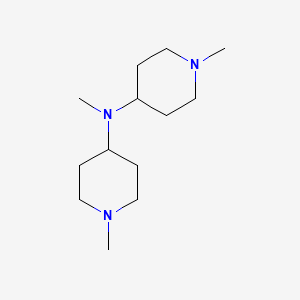 molecular formula C13H27N3 B5075988 N,1-dimethyl-N-(1-methylpiperidin-4-yl)piperidin-4-amine 