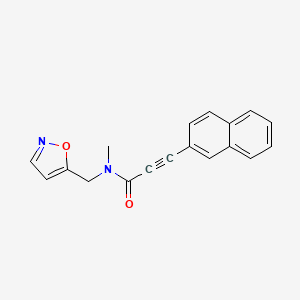 N-(5-isoxazolylmethyl)-N-methyl-3-(2-naphthyl)-2-propynamide