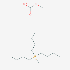 molecular formula C15H33O3P B050760 三丁基(甲基)鏻甲基碳酸酯 CAS No. 120256-45-3