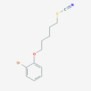 5-(2-bromophenoxy)pentyl thiocyanate