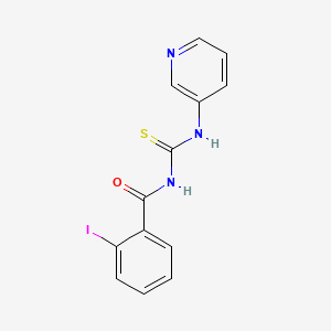 2-iodo-N-(pyridin-3-ylcarbamothioyl)benzamide