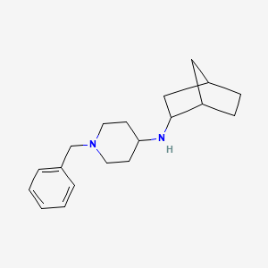 molecular formula C19H28N2 B5076043 1-benzyl-N-bicyclo[2.2.1]hept-2-yl-4-piperidinamine 